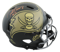 Ronde Barber Signed Buccaneers Full-Size Salute To Service Alternate Speed Helmet Inscribed "HOF 23" (Beckett) at PristineAuction.com