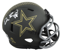Dez Bryant Signed Cowboys Salute to Service Alternate Speed Mini Helmet (Beckett) at PristineAuction.com