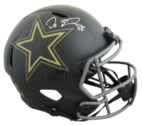 Dez Bryant Signed Cowboys Full-Size Salute to Service Alternate Speed Helmet (Beckett) at PristineAuction.com