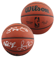 Magic Johnson, Larry Bird & Julius "Dr. J." Erving Signed NBA Basketball (Beckett) at PristineAuction.com