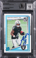 Ashton Jeanty Signed 2025 Donruss RR #305 RC (BGS | Auto 10) at PristineAuction.com