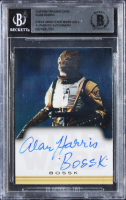 Alan Harris Signed Star Wars Custom Trading Card Inscribed "Bossk" (BGS) at PristineAuction.com