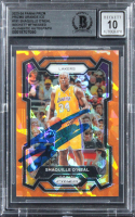 Shaquille O'Neal Signed 2023 Panini Prizm Orange Ice #181 (BGS | Auto 10) at PristineAuction.com