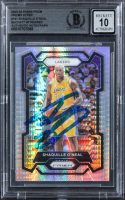 Shaquille O'Neal Signed 2023 Panini Prizm Prizms Hyper #181 (BGS | Auto 10) at PristineAuction.com