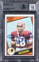 Darrell Green Signed 1984 Topps #380 Inscribed "HOF 08" (BGS | Auto 10) at PristineAuction.com