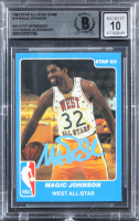 Magic Johnson Signed 1983 Star All-Star Game #18 (BGS | Auto 10) at PristineAuction.com