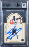 Shaquille O'Neal Signed 1993 Upper Deck SE Die Cut AS #E13 (BGS | Auto 10) at PristineAuction.com