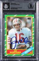 Joe Montana Signed 1986 Topps #156 (BGS) at PristineAuction.com