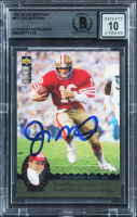 Joe Montana Signed 1995 UD Joe Montana #MT7 (BGS | Auto 10) at PristineAuction.com