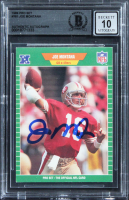 Joe Montana Signed 1989 Pro Set #381 (BGS | Auto 10) at PristineAuction.com