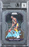 Magic Johnson Signed 2020 Panini Prizm #219 (BGS | Auto 10) at PristineAuction.com