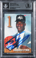 Shaquille O'Neal Signed 1992 Hoops Draft Redemption #A RC (BGS) at PristineAuction.com