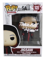 Tobin Bell Signed "Saw" #1820 Jigsaw Funko Pop! Vinyl Figure Inscribed "Jigsaw" (Beckett) at PristineAuction.com