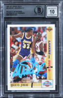 Magic Johnson Signed 1991 Upper Deck #34 (BGS | Auto 10) at PristineAuction.com