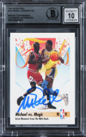 Magic Johnson Signed 1991 Skybox #333 (BGS | Auto 10) at PristineAuction.com