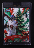 Jaxson Dart 2025 Wild Card Splat Holiday Edition Christmas Tree Glitter #JD #1/1 RC at PristineAuction.com