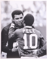 Pele Signed Team Brazil 16x20 Photo (Beckett) at PristineAuction.com