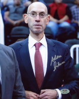 Adam Silver Signed 8x10 Photo (PSA) at PristineAuction.com