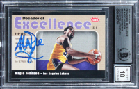 Magic Johnson Signed 2007 Fleer Decades Of Excellence #2 (BGS | Auto 10) at PristineAuction.com