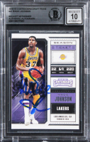 Magic Johnson Signed 2018 Contenders Draft Picks #43 (BGS | Auto 10) at PristineAuction.com