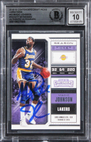Magic Johnson Signed 2018 Contenders Draft Picks Variations #43 (BGS | Auto 10) at PristineAuction.com