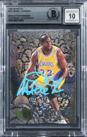 Magic Johnson Signed 1995 Metal #161 (BGS | Auto 10) at PristineAuction.com