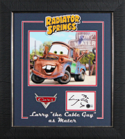 Larry The Cable Guy Signed "Cars" Custom Framed Cut Display (Beckett) at PristineAuction.com