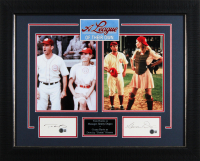 Tom Hanks & Geena Davis Signed "A League Of Their Own" Custom Framed Cut Display (Beckett) at PristineAuction.com