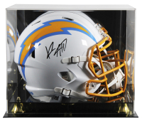 Keenan Allen Signed Chargers Full-Size Speed Helmet with Display Case (Beckett) at PristineAuction.com