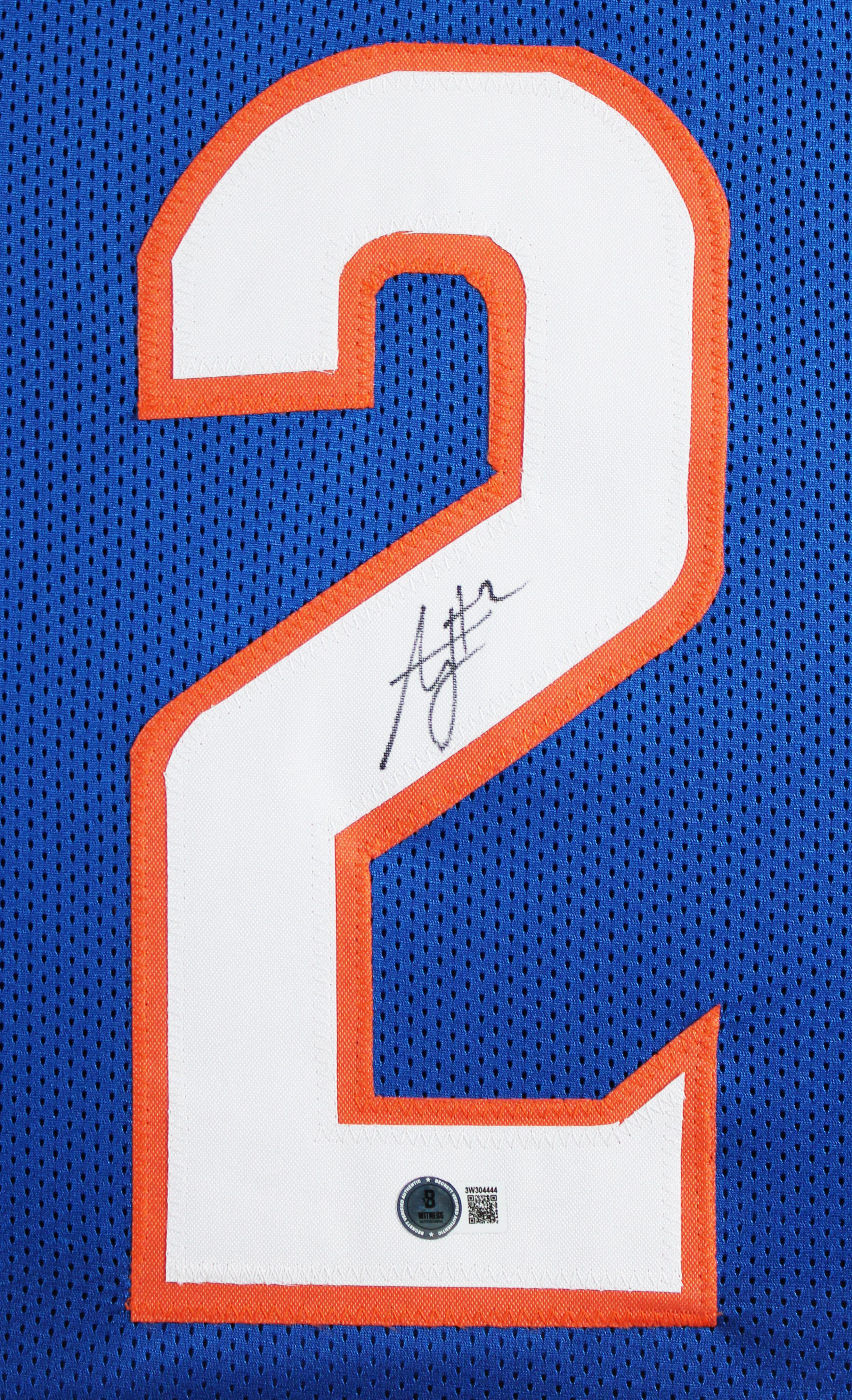 Ashton Jeanty Signed Custom Framed Jersey (Beckett) at PristineAuction.com Ashton Jeanty Signed Custom Framed Jersey (Beckett) at PristineAuction.com