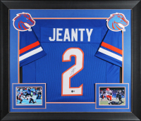Ashton Jeanty Signed Custom Framed Jersey (Beckett) at PristineAuction.com