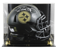 Jerome Bettis Signed Steelers Full-Size Salute to Service Alternate Speed Helmet with Display Case (Beckett) at PristineAuction.com