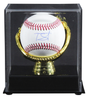 Tarik Skubal Signed OML Baseball with Display Case (MLB & Fanatics) at PristineAuction.com