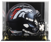 Rod Smith Signed Broncos Full-Size Speed Helmet Inscribed "Mile High Salute" with Display Case (Beckett) at PristineAuction.com