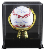 Mariano Rivera & Luis Gonzalez Signed OML Baseball Inscribed "Sorry Mo, 2001 WS G7 GW Hit" with Display Case (Beckett) at PristineAuction.com