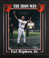 Cal Ripken Jr. Signed Orioles Custom Framed Photo (Fanatics) at PristineAuction.com