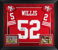Patrick Willis Signed 49ers Custom Framed Mitchell & Ness Authentic Jersey (Beckett) at PristineAuction.com