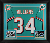 Ricky Williams Signed Custom Framed Jersey (JSA) at PristineAuction.com