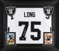 Howie Long Signed Custom Framed Jersey (Beckett) at PristineAuction.com