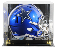 Tony Dorsett Signed Cowboys Full-Size Flash Alternate Speed Helmet with Display Case (Beckett) at PristineAuction.com