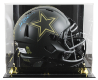 Deion Sanders Signed Cowboys Full-Size Salute to Service Alternate Speed Helmet with Display Case (Beckett) at PristineAuction.com