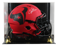 Andre Johnson Signed Texans Full-Size Rave Alternate Speed Helmet with Display Case (Beckett) at PristineAuction.com