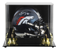 Ed McCaffrey Signed Broncos Speed Mini Helmet with Display Case (Beckett) at PristineAuction.com