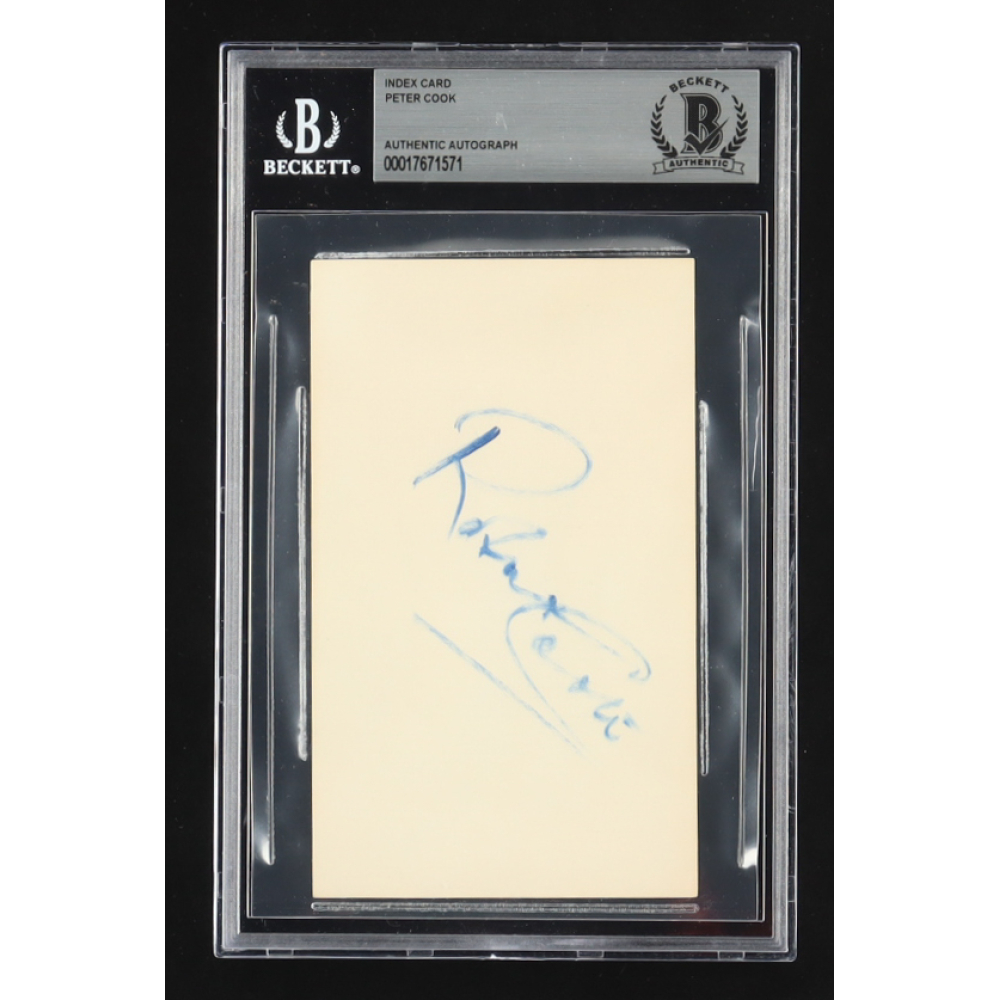Peter Cook Signed Cut (Beckett) at PristineAuction.com