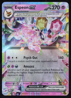 Espeon ex 2025 Pokemon TCG Scarlet & Violet Prismatic Evolutions #034 at PristineAuction.com