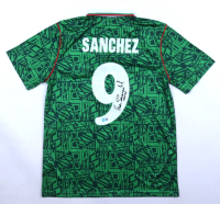 Hugo Sanchez Signed Mexico Umbro Authentic Jersey Inscribed "Sep/25" (Beckett) at PristineAuction.com