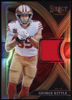 George Kittle 2022 Panini Select Swatches Prizm Copper #SS-8 #02/49 at PristineAuction.com