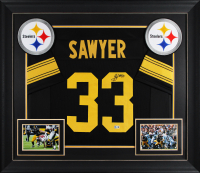 Jack Sawyer Signed Custom Framed Jersey (Beckett) at PristineAuction.com