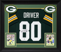 Donald Driver Signed Custom Framed Jersey (JSA) at PristineAuction.com