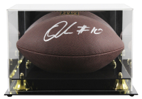 Quinshon Judkins Signed NFL Football with Display Case (Beckett) at PristineAuction.com